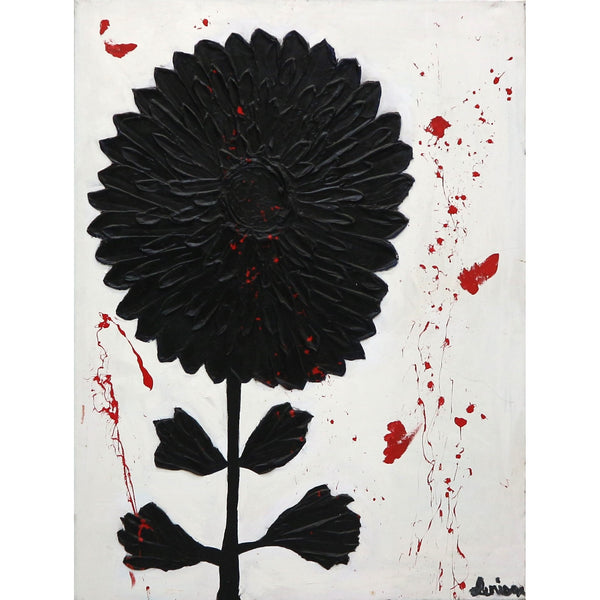 “Black Mourning” by Denison Acrylic on Canvas