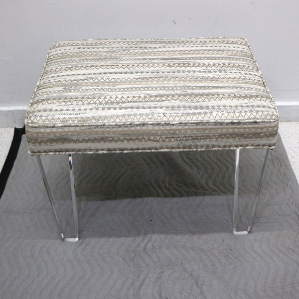 Arbor Home Acrylic Upholstered Bench