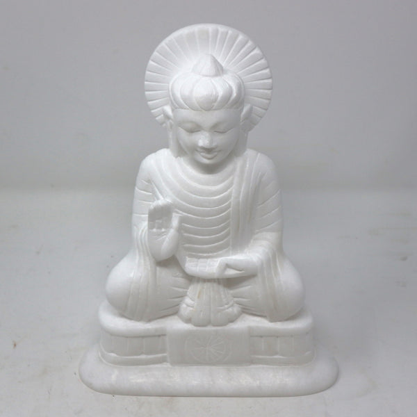 White Marble Buddha -India