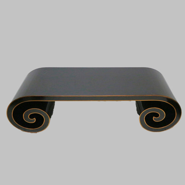 Lacquered Ming Scroll Coffee Table “As Is”