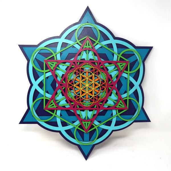 Multi-Color Mandala Wall Art