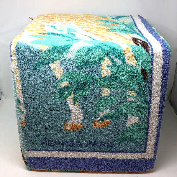 “Geoffrey” Vintage Hermes Towel Cube- J. Logan Home