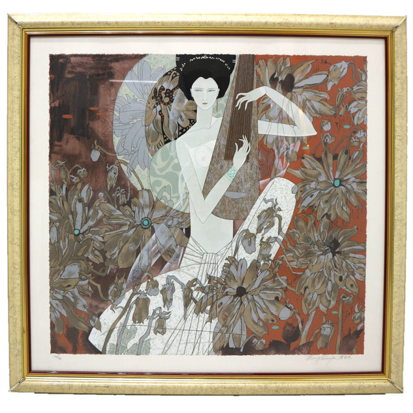“Melody in White” by Huang Guanyu Framed Signed Limited Print 372/395