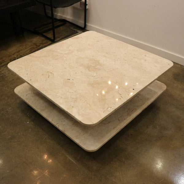 Marble Two-Tier Coffee Table (2-Available)