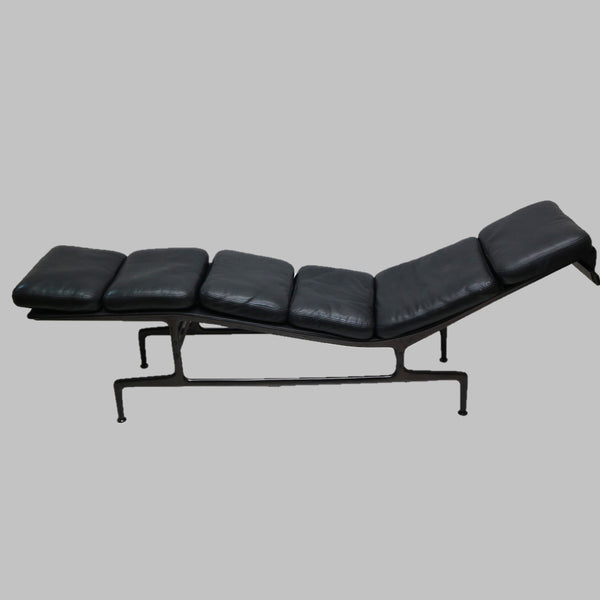 Eames Leather Chaise Lounge