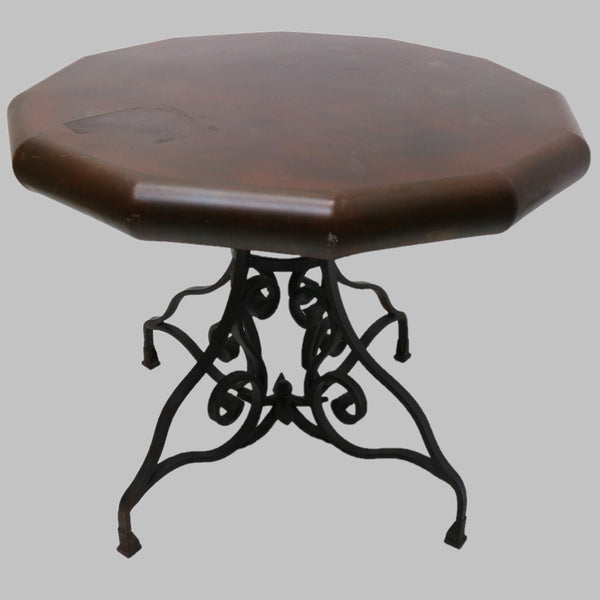 Jan Barboglio Dodecagon Iron Table ("As Is")