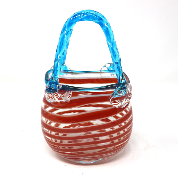 Red, White, & Blue Glass Purse