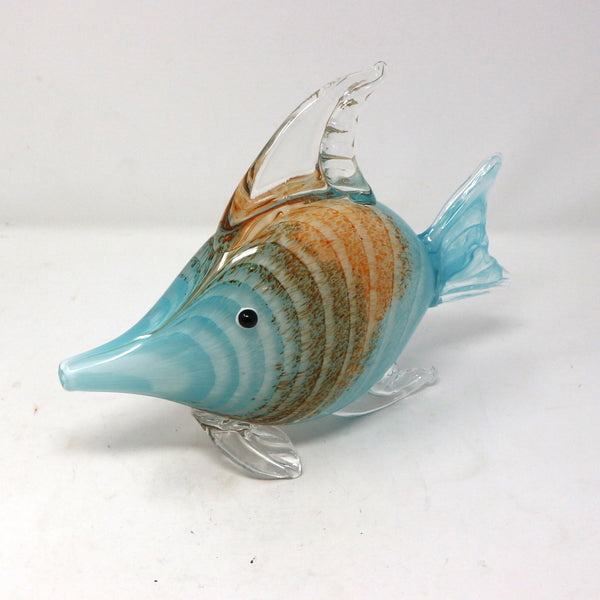 Vintage Striped Glass Fish
