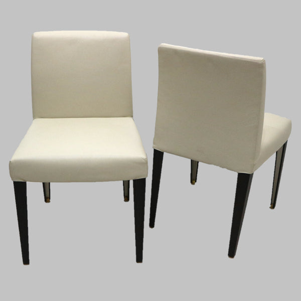 Set of 6 B&B Italia Melandra Leather Dining Chairs