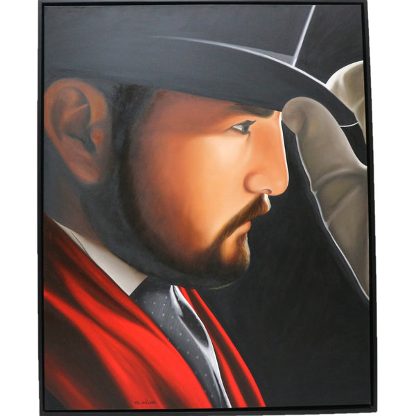 “The Gentleman” by David Padilla Oil on Canvas