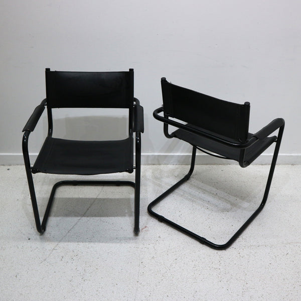 Pair of Vintage Marcel Breuer Style Chairs