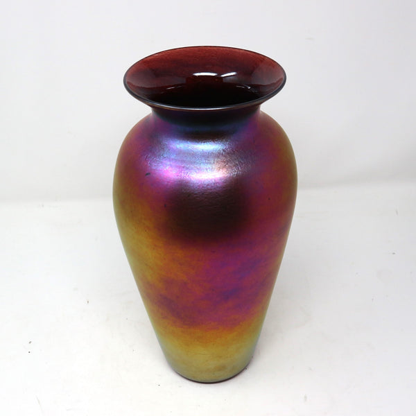 Cellique Studio Iridescent Glass Vase