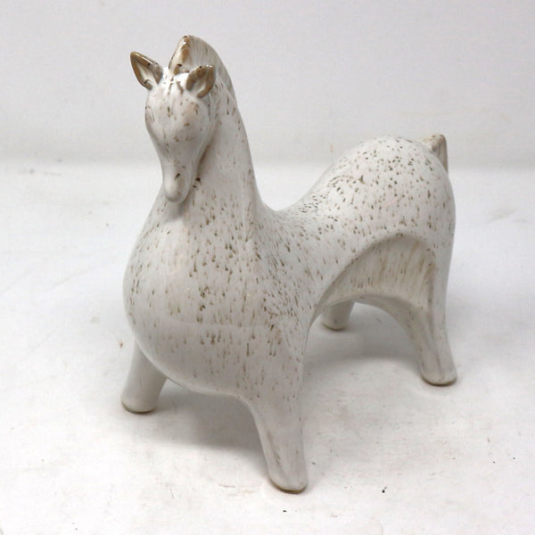 Ceramic White Horse