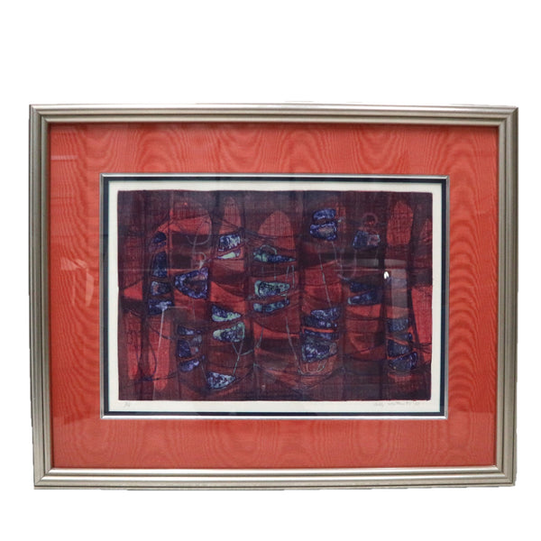 “Untitled” by Polly Metheitis ’83 3/5 Framed Mixed Media on Paper