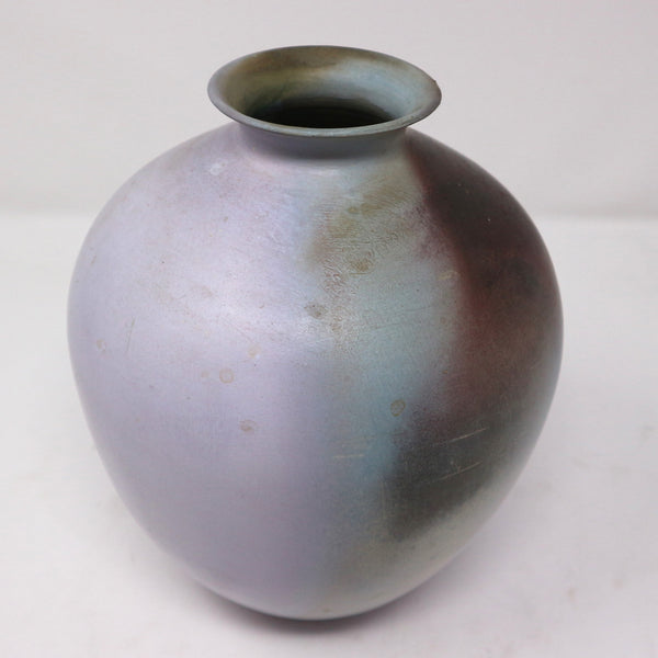 Lavender Ceramic Pot -Signed