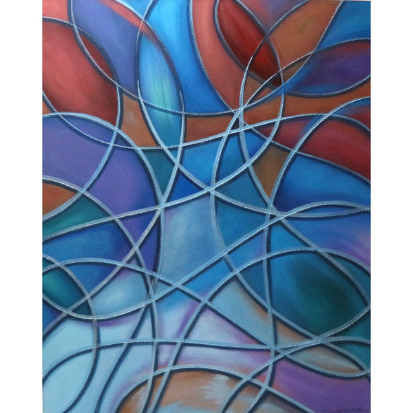 "Winds of Change II"  by Manuel Padilla Mixed Mdia on Canvas