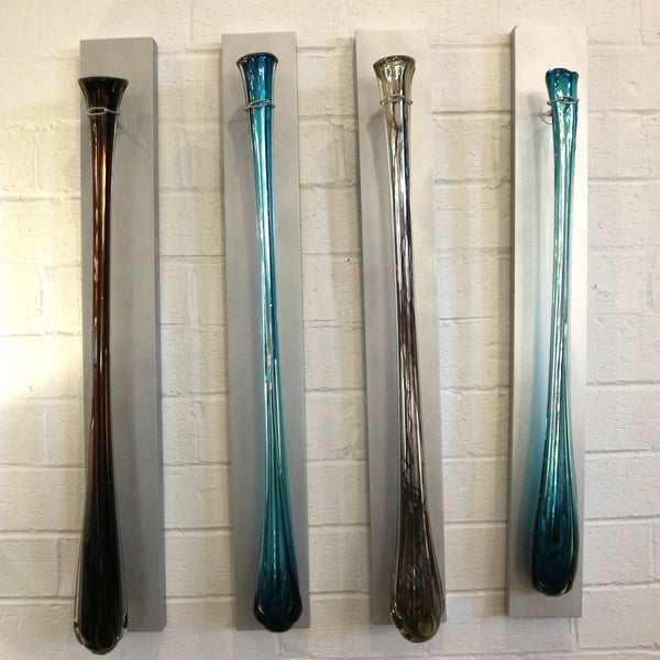 Hanging Art Glass Vase (4-available)