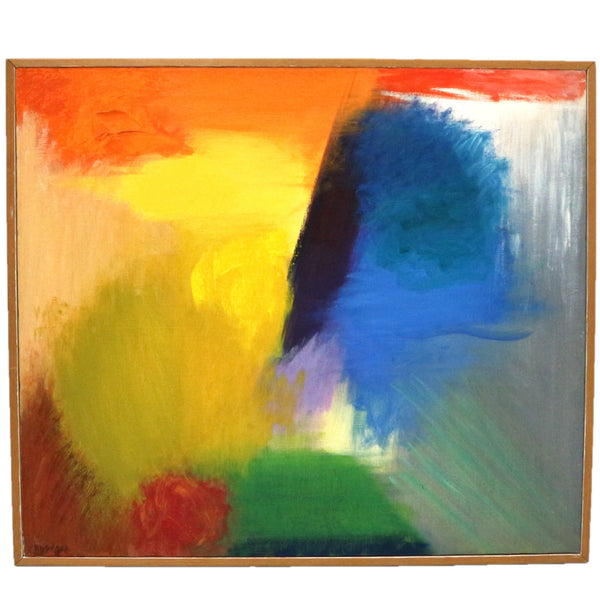 “Untitled” by Herb Rogalla Framed Oil on Canvas1960