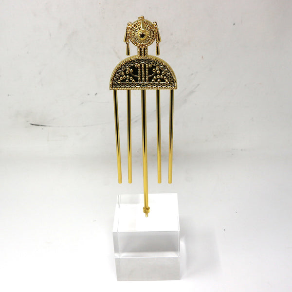 Vintage Reproduction Hairpin on Acrylic