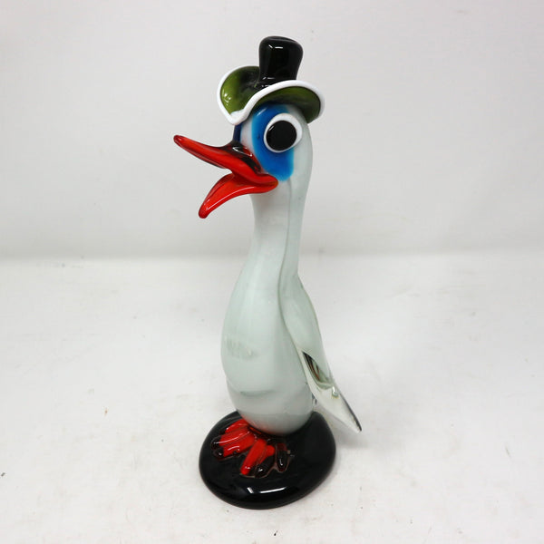 Vintage Glass Cowboy Duck