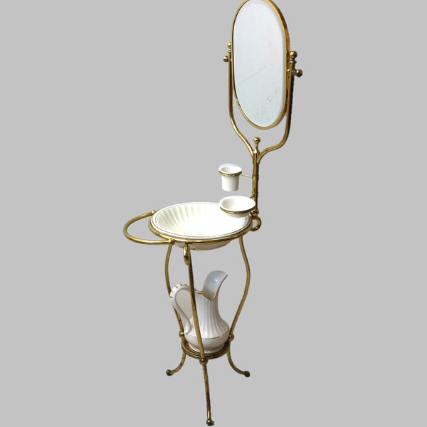 Antique Washstand & Mirror