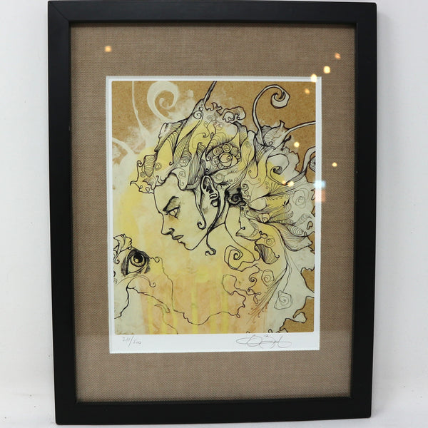 Framed Print by Brandon Boyd -Incubus 281/500