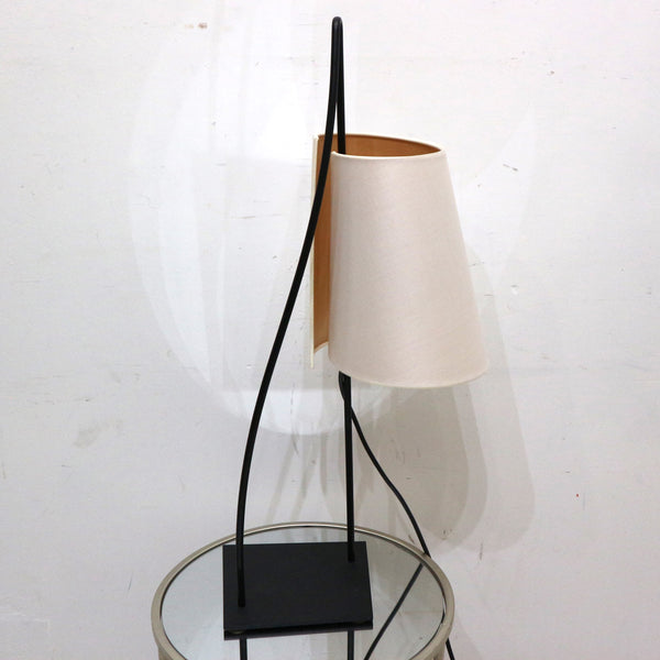 Vintage Luce Black Rod Table Lamp -Italy