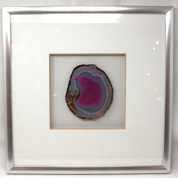 Set of 3 Framed Agate Slice Art