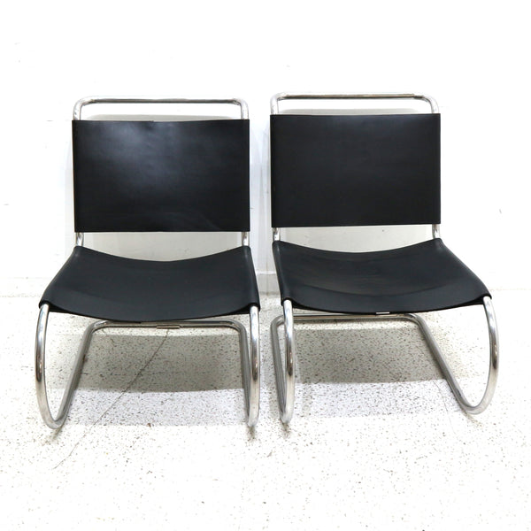 Pair Vintage Mies van der Rohe Cantilever Chairs