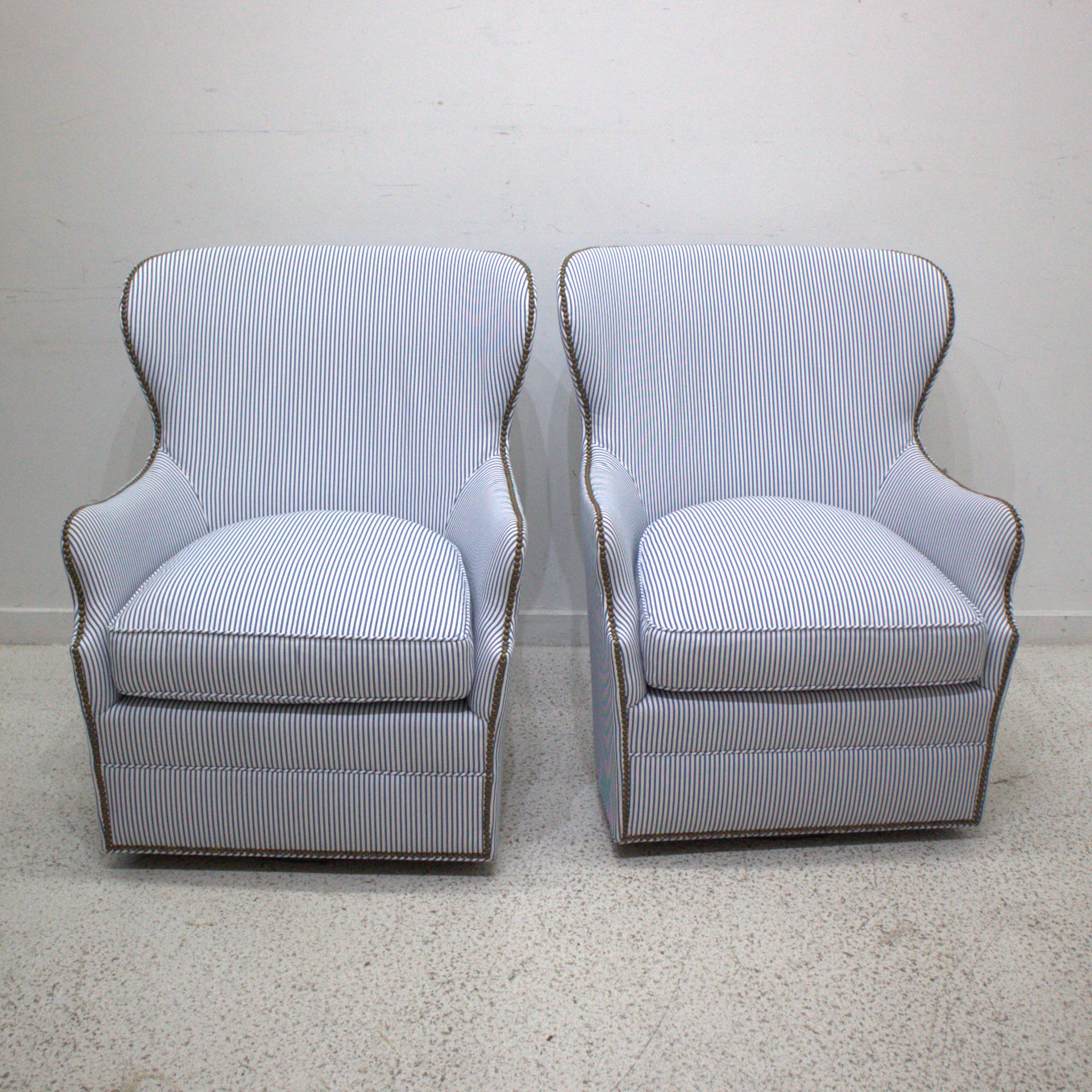 Serena & Lily Thompson Swivel Chairs