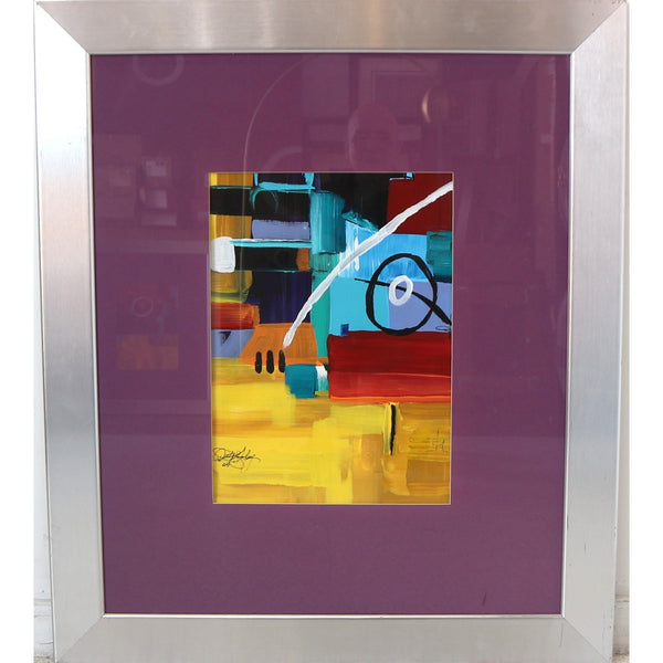 “Diamond Ring” by Anita Lee Stokey Framed Acrylic on Paper