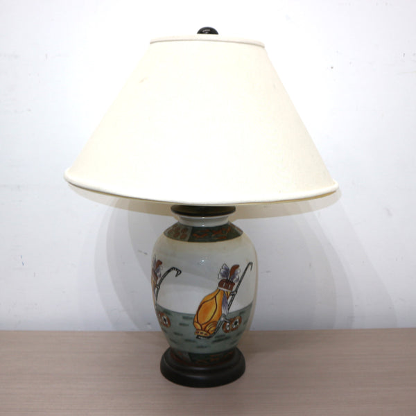 Vintage Ceramic Golfer’s Lamp