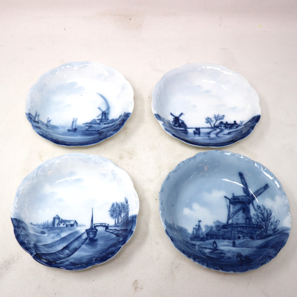 Set of 4 Rosenthal Porcelain Delft Plate