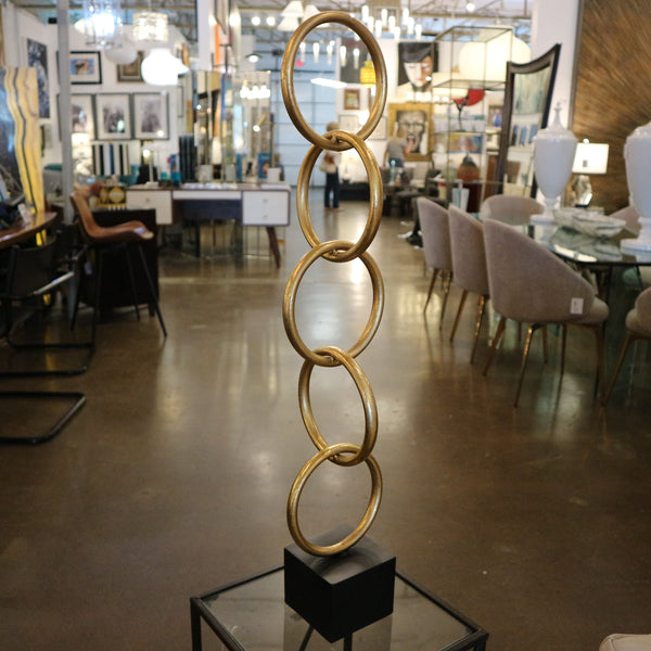 Uttermost Goldleaf Rings Sculpture