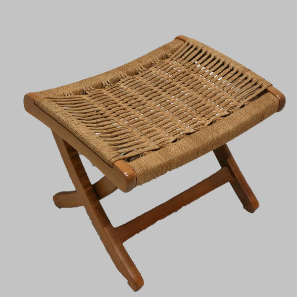 Hans Wagner Style Rope Ottoman