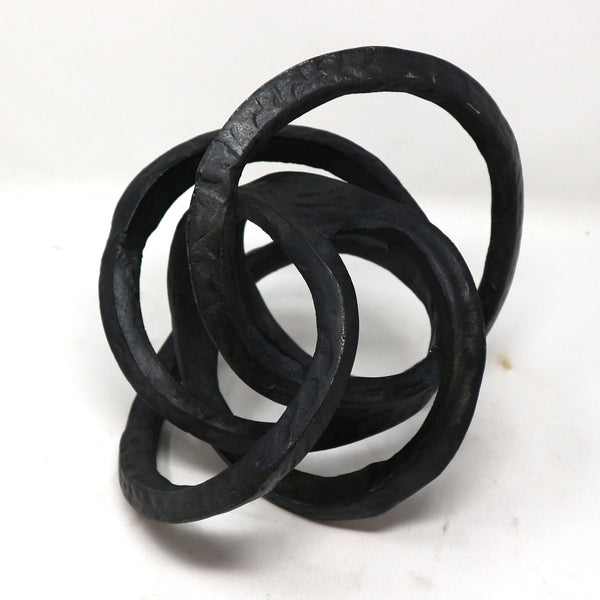 Zahira Iron Knot Sculpture by Surya