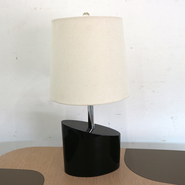 Slanted Black Lamp