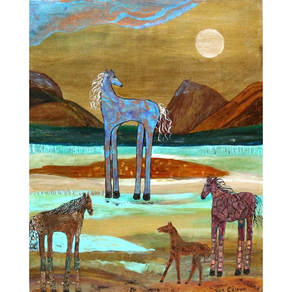 “Family Ties” by Beverly Calton Mixed Media on Canvas