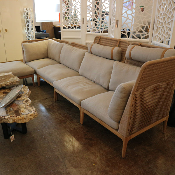 Gloster Lima 5-Piece Outdoor Sectional