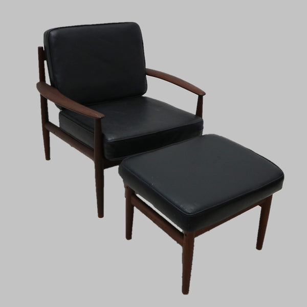 MCM John Stuart Lounge Chair/Ottoman “As Is”