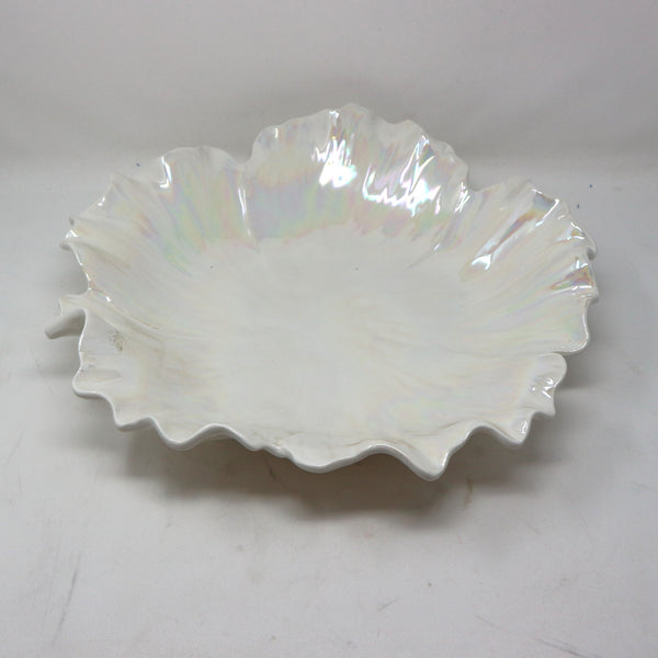 Large Pearlized Carnation Bowl