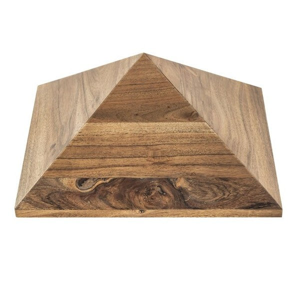 Pair of Wooden Pyramids Décor