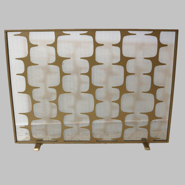 Stepping Stones Gold Fireplace Screen