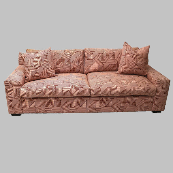 Highland House Geometric Sofa “As Is”