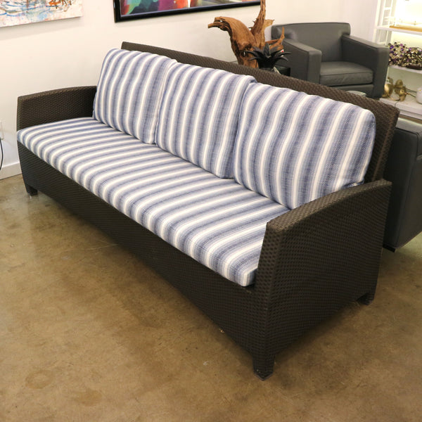 Janus Et Cie Outdoor Striped Sofa