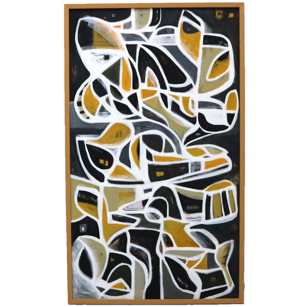 ”Words Can’t Express” by CJ Miller Framed Acrylic on Canvas