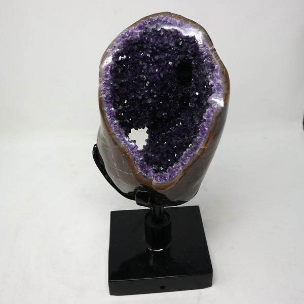 Amethyst Geode on Rotating Stand Medium