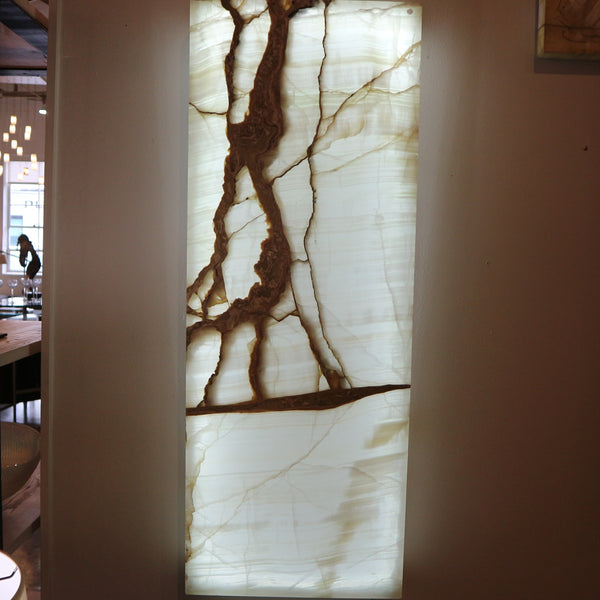 White Onyx Wall Sconce