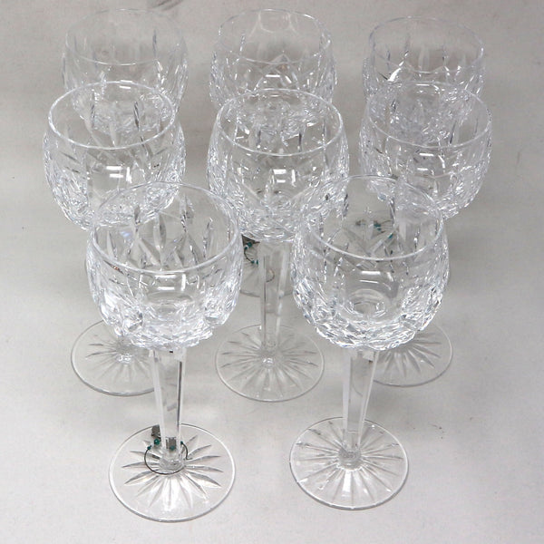 Set of 8 Waterford Lismore Wine Glasses