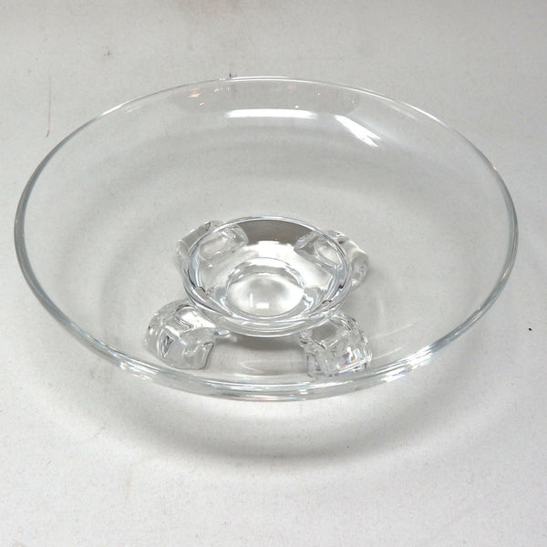 Steuben Scroll Footed Console Bowl